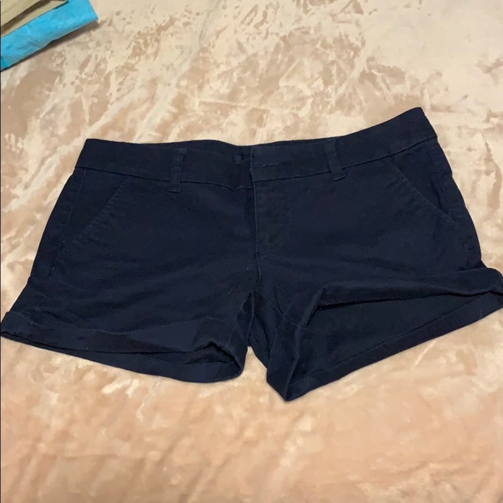 Navy blue khaki shorts